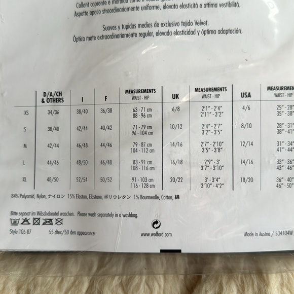 Two pairs of Wolford stockings. Package never opened. - Picture 5 of 9